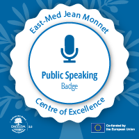 Public speaking badge